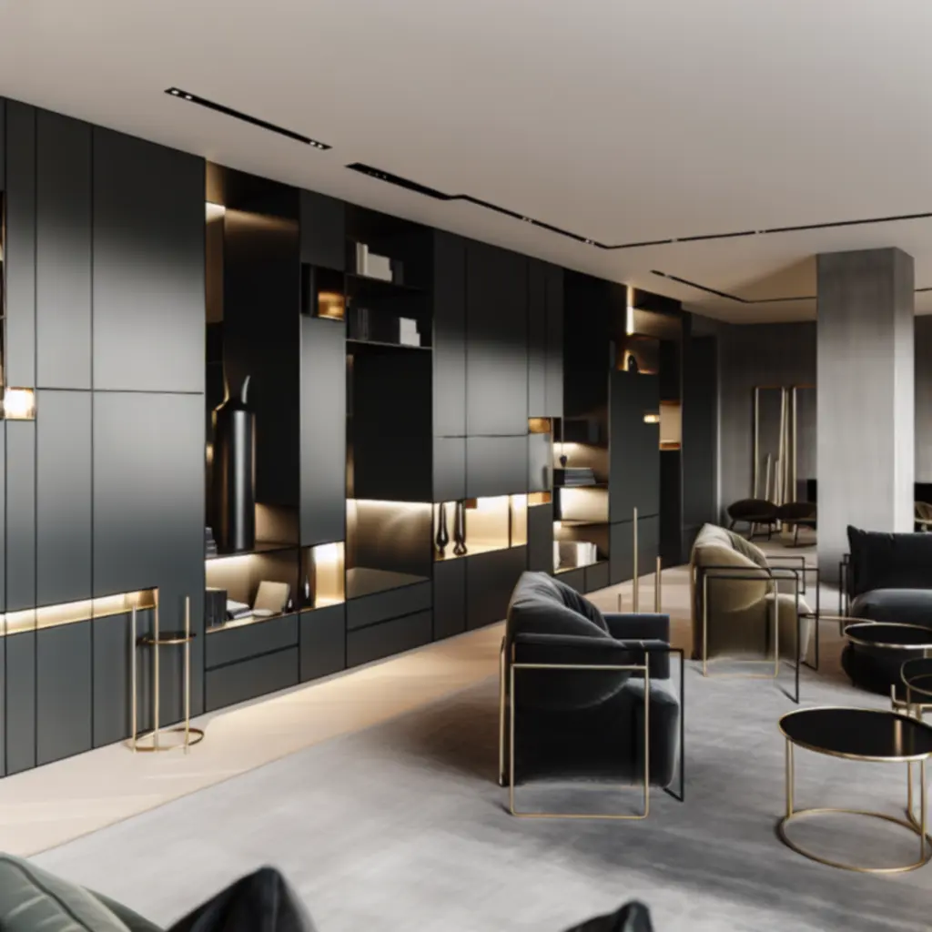 Nowoczesny apartament w centrum Warszawy zaprojektowany w neutralnej, eleganckiej palecie barw