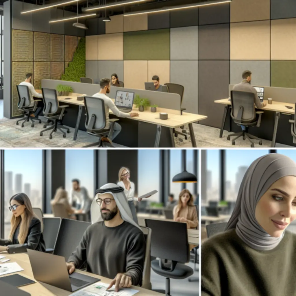 Przestrzeń coworkingowa Oliva z elastycznymi strefami pracy